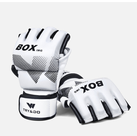 VAB Half-Finger MMA Gloves – Muay Thai & Boxing Gear